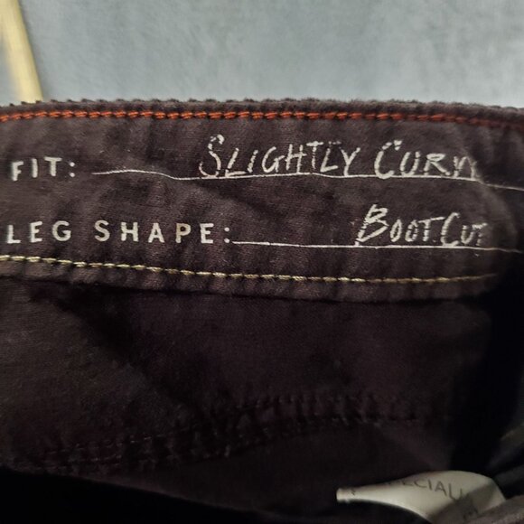 Eddie Bauer Jeans Womens 8 Brown Bootcut Corduroy Slightly Curvy Stretch - Picture 3 of 10